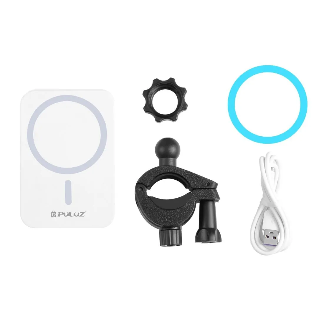 15W Magnetic Wireless Charger With Vlogging Phone Clamp