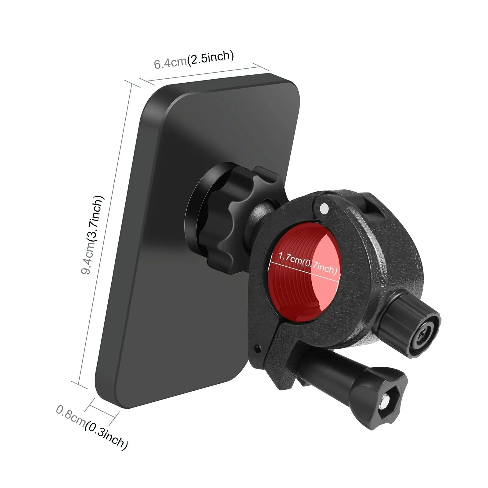 15W Magnetic Wireless Charger With Vlogging Phone Clamp