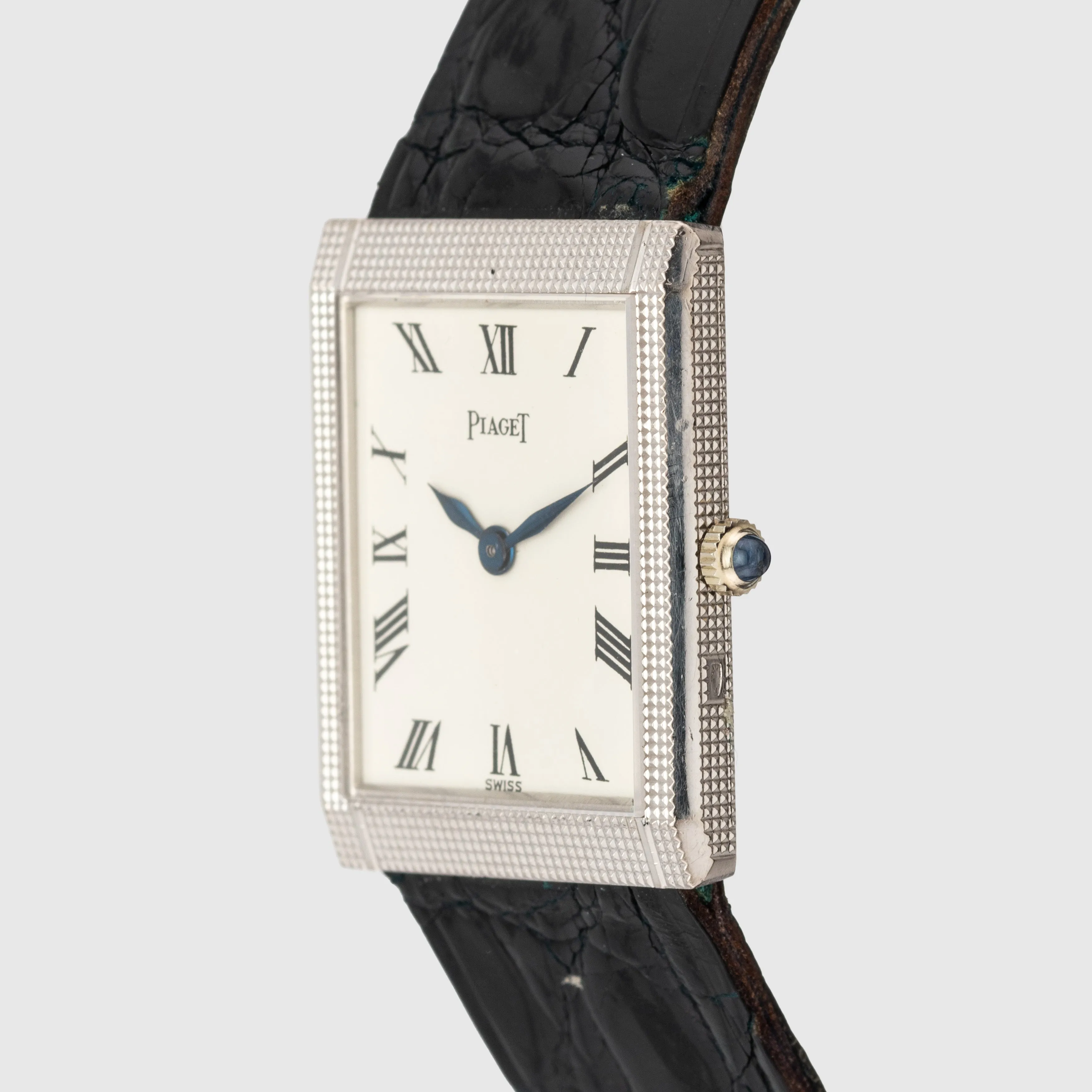 1970s Piaget Tank White Gold Ref.9151