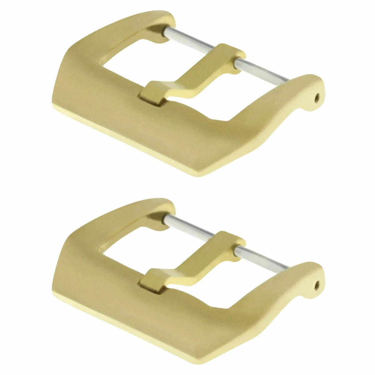 2-26MM BRONZE PRE-V SCREW-IN RUBBER STRAP LEATHER BAND BUCKLE FOR 47MM PANERAI