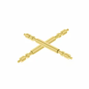 2 GOLD SPRING BAR PIN FOR 36MM ROLEX PRESIDENT 20MM DAYDATE WATCH 1802 1803 1811