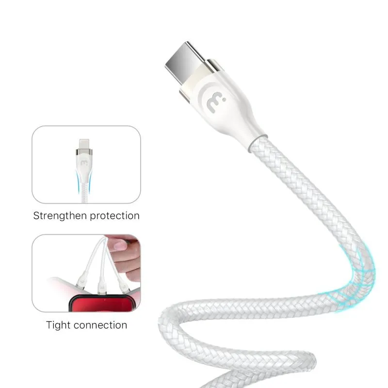2-In-1 Fast Charging USB-C Wall Charger with 4FT Lightning Cable
