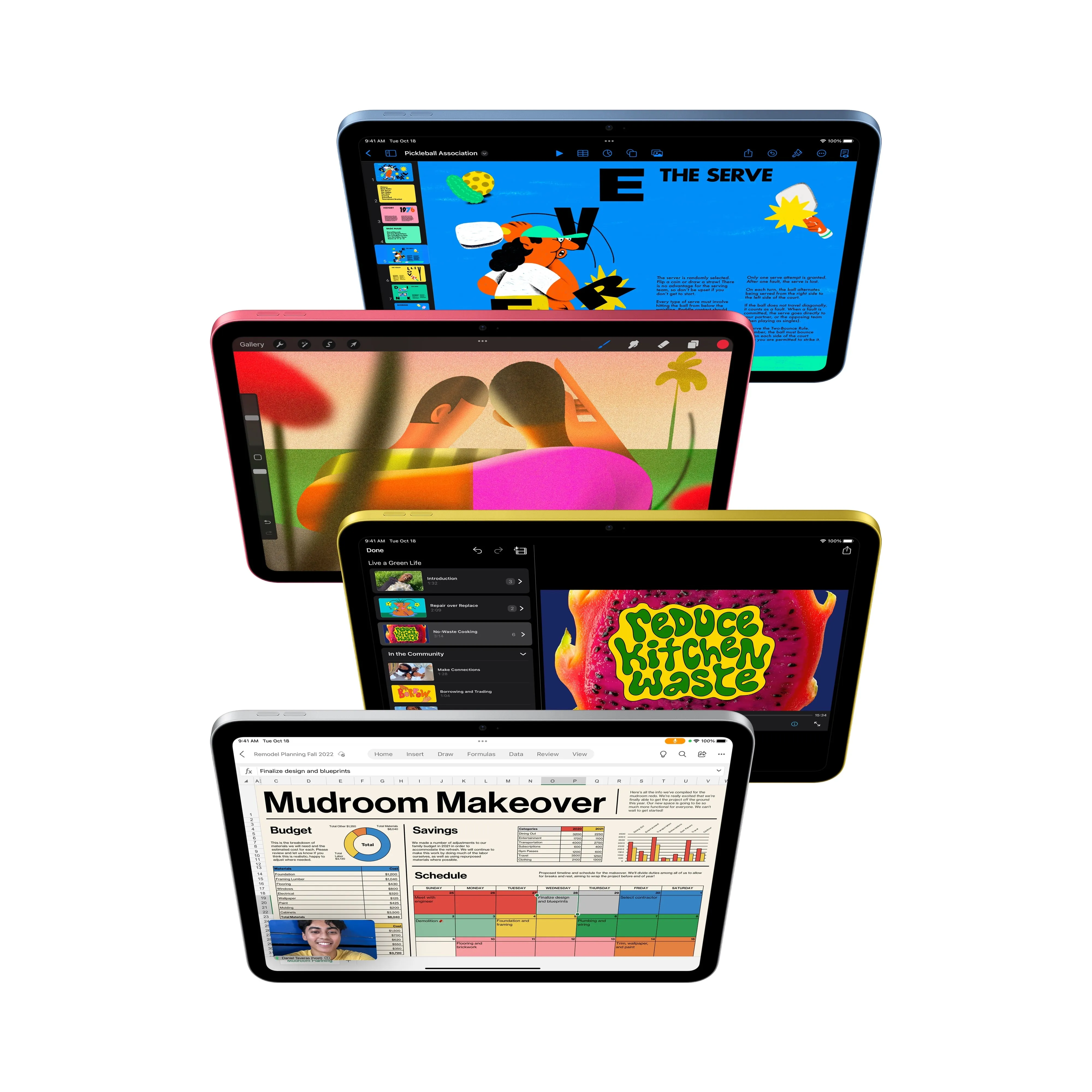 2022 Apple 10.9-inch iPad Wi-Fi   Cellular 64GB - Yellow (10th Generation)