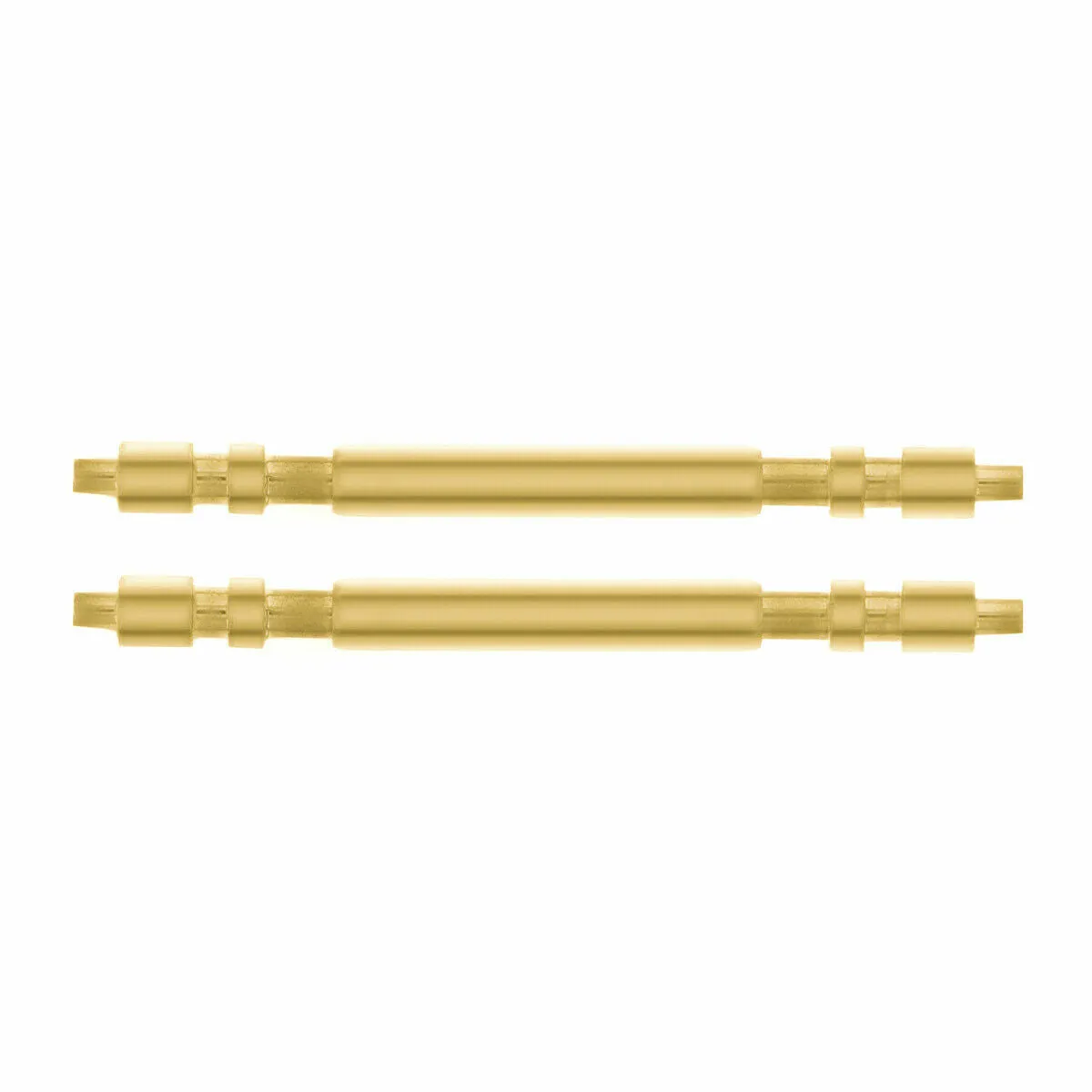 2PCS GOLD SPRING BAR FOR 34MM ROLEX PRESIDENT WATCH STRAP BAND BRACELET 19MM