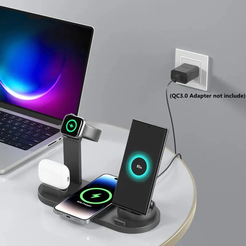 5 in 1 Fast Wireless Charging Dock for Iphone Iwatch and Airpods
