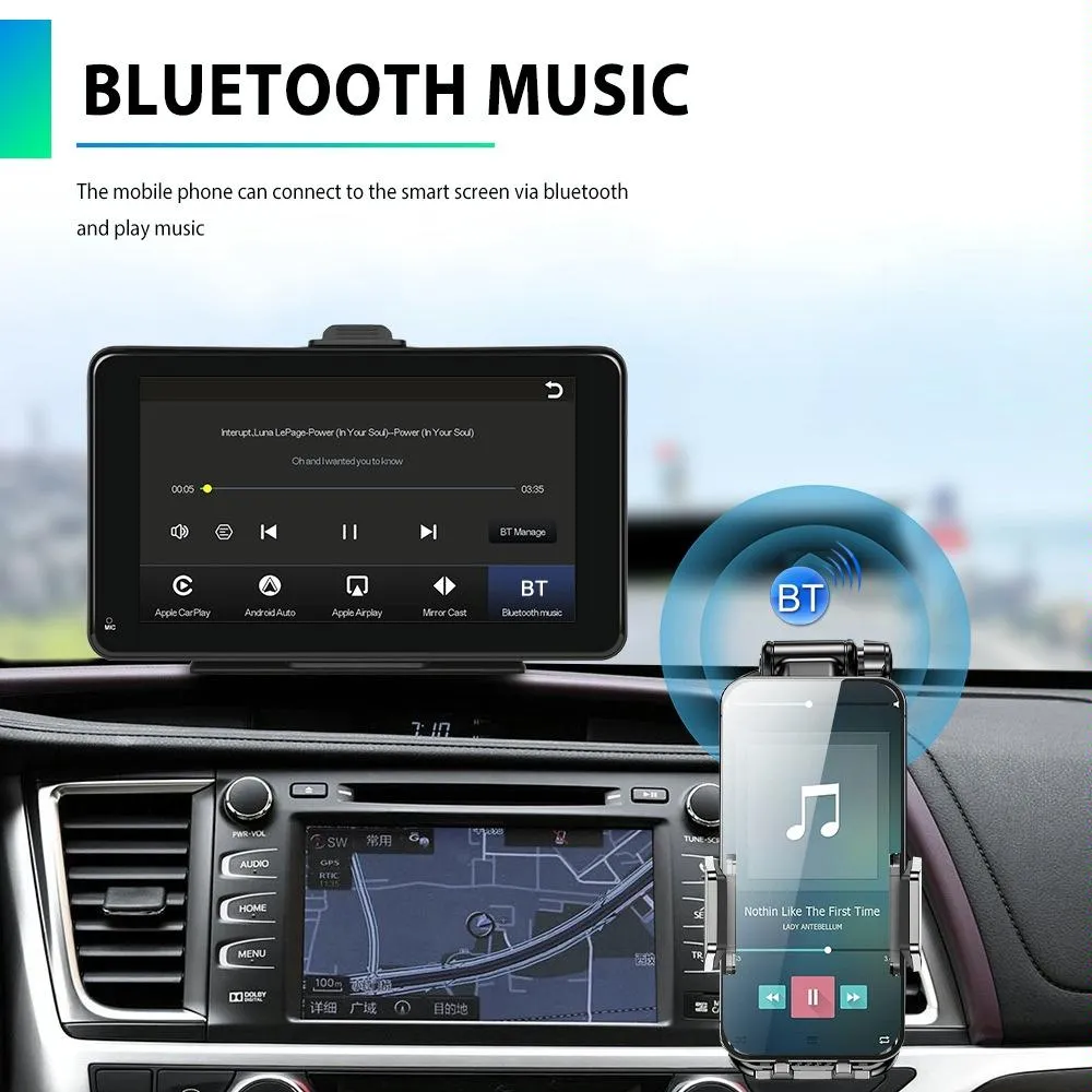 7 Inch Hd Smart Screen Carplay   Android Auto   Android - 32G