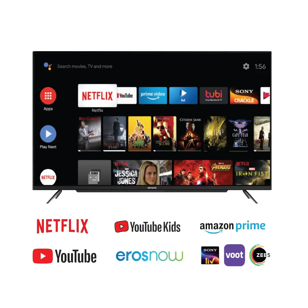 AIWA  A43FHDX1 MAGNIFIQ 108 cm (43 inches) FULL HD 1080 Smart Android LED TV  | Powered by Android 11