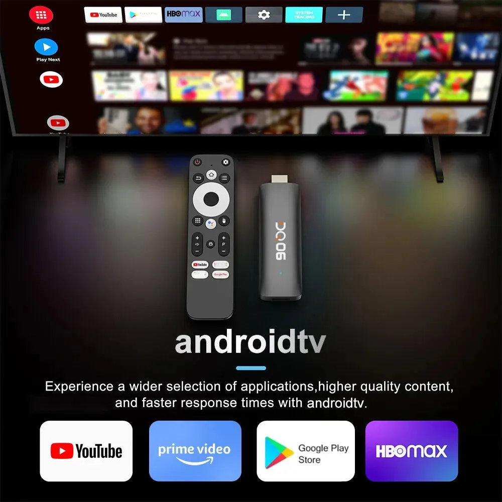 Android12 Atv Stick with 8k Video Wifi6 Bt