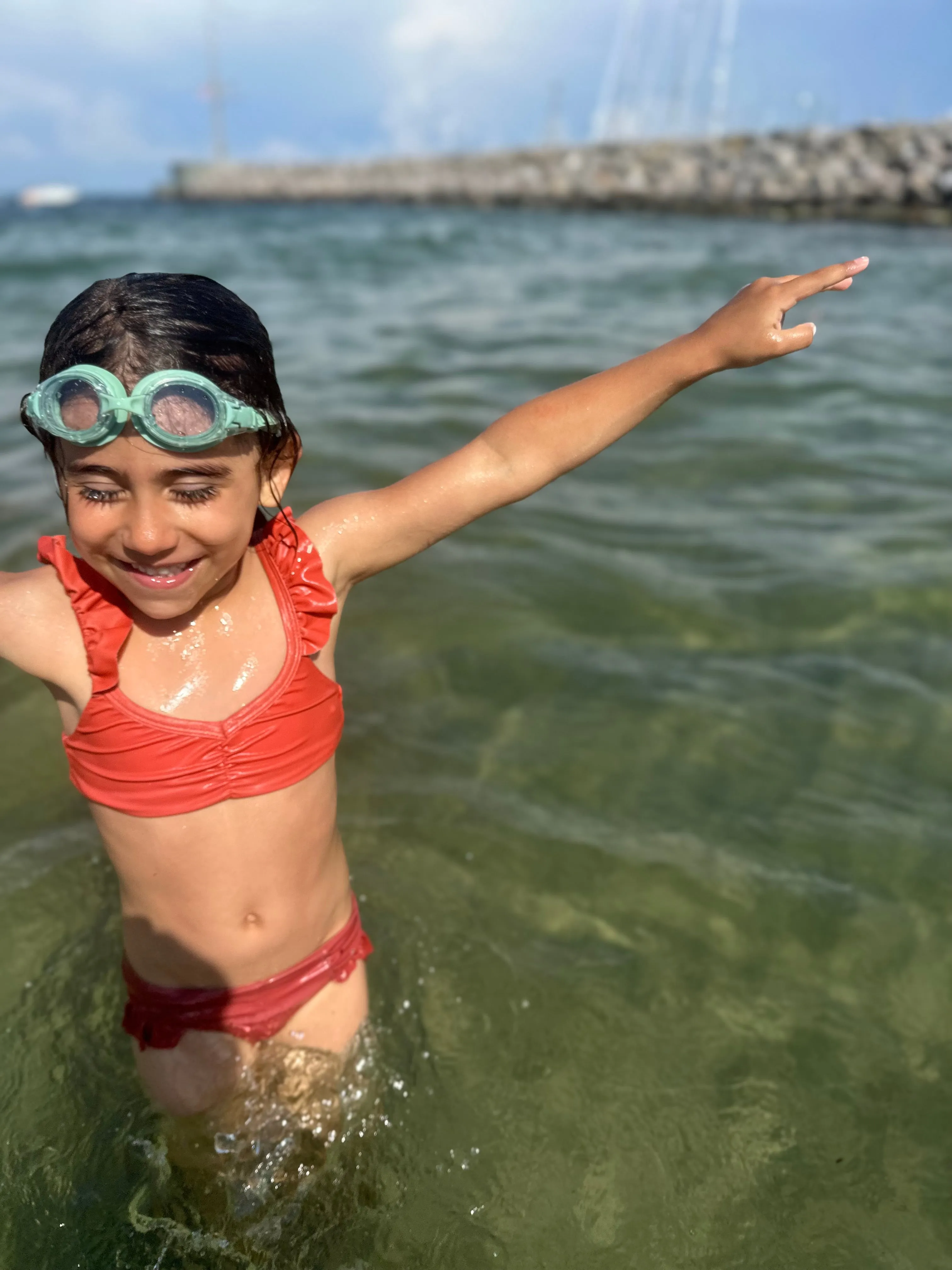 Anti UV   Fog Swim Goggles | Heather Rose