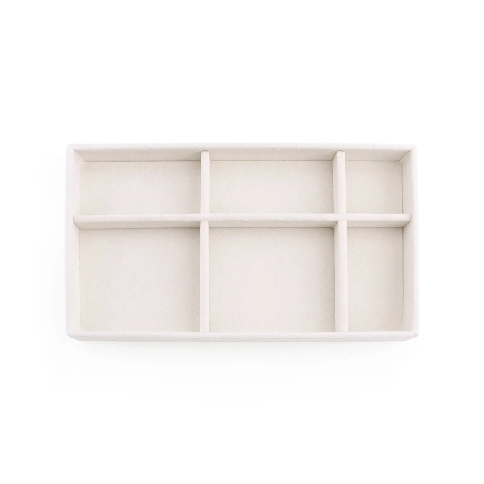 Anyhouz Jewelry Storage Beige Design D Display Tray Drawer Storage Jewellery Holder For Ring Earrings Necklace Bracelet