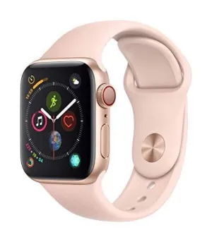 Apple Watch Series 4 (GPS   Cellular, 44mm) - Gold Aluminium Case with Pink Sand Sport Band (Renewed)