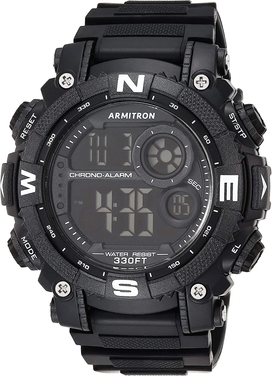Armitron Sport Men's Digital Chronograph Resin Strap Watch, 40/8284