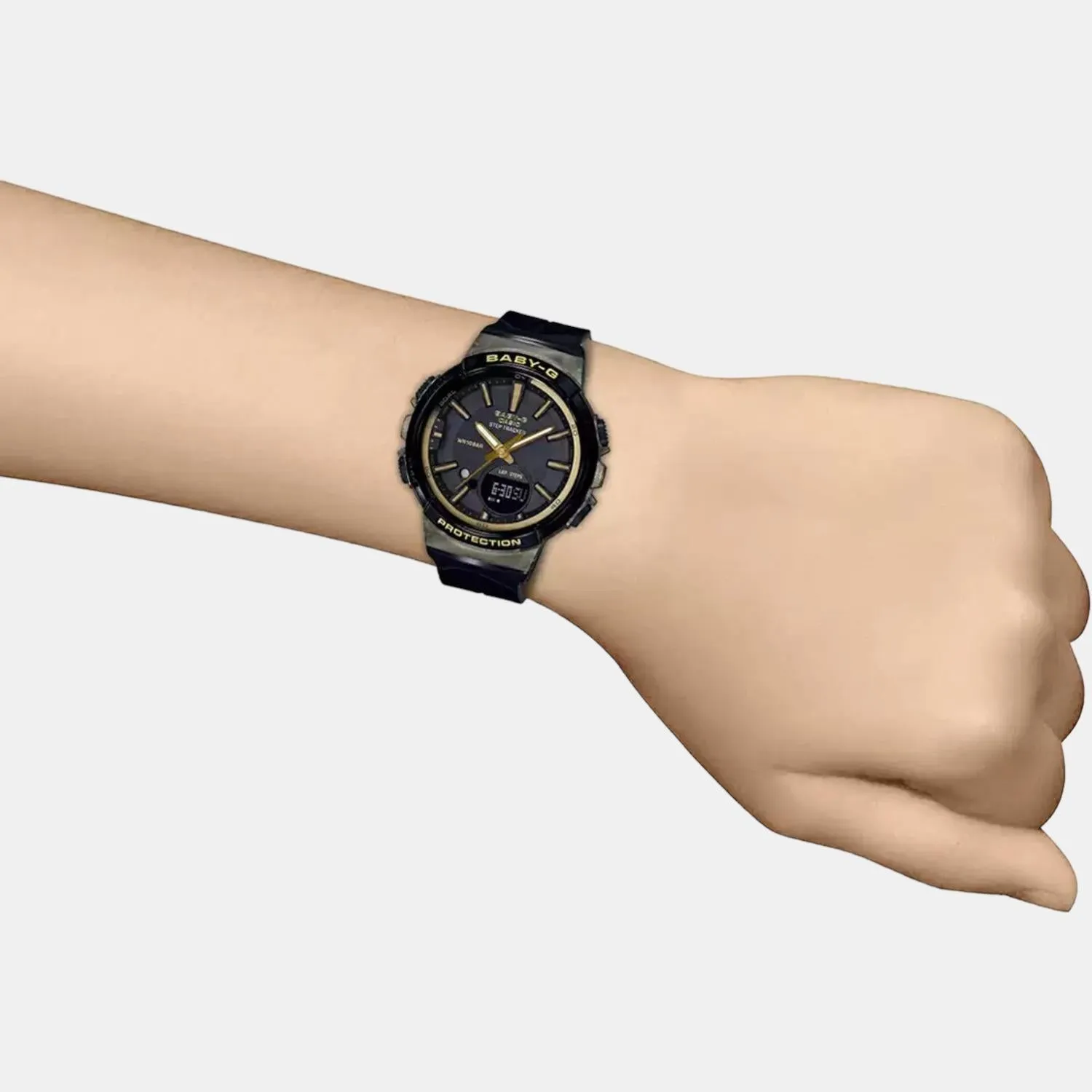 Baby-G Women's Analog-Digital Resin Watch B211