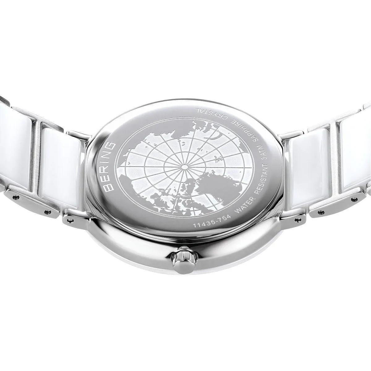 Bering Ceramic White Ladies Watch with Swarovksi Elements