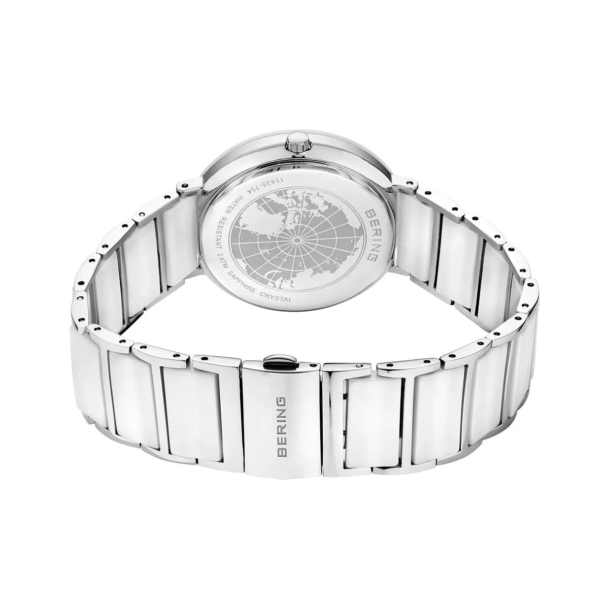 Bering Ceramic White Ladies Watch with Swarovksi Elements