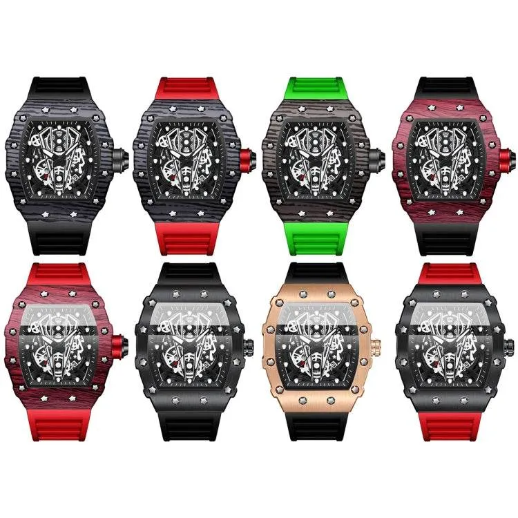 BINBOND B6577 30m Waterproof Quartz Watch in Barrel Design