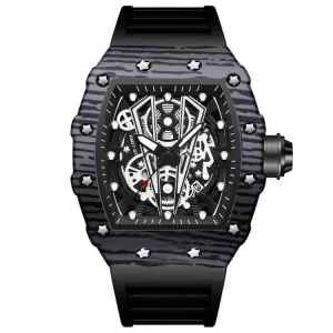 BINBOND B6577 30m Waterproof Quartz Watch in Barrel Design