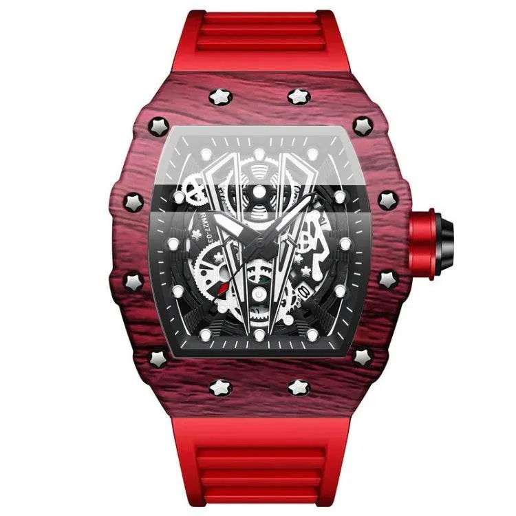 BINBOND B6577 30m Waterproof Quartz Watch in Barrel Design