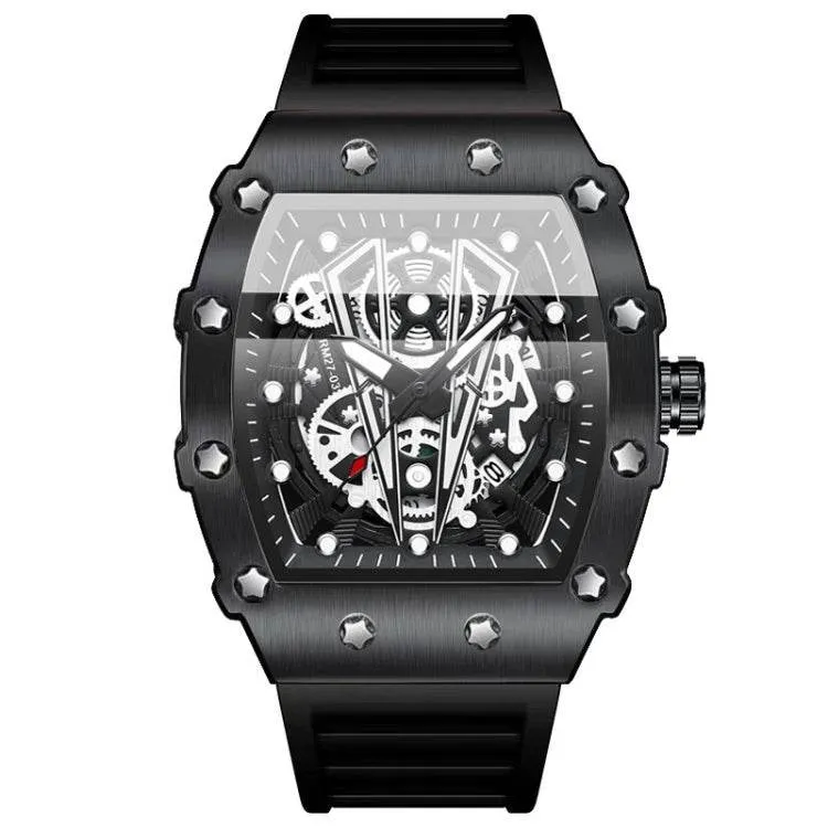 BINBOND B6577 30m Waterproof Quartz Watch in Barrel Design