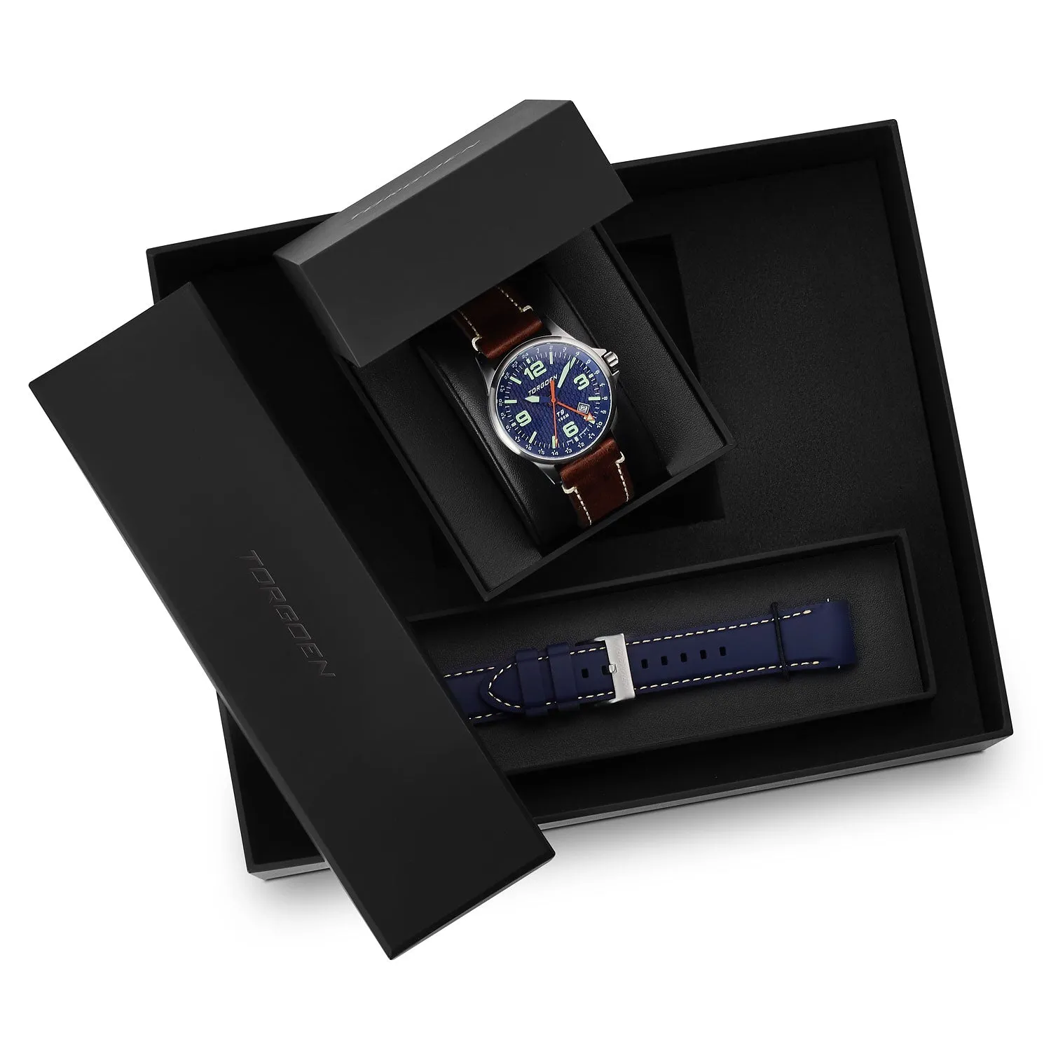 Blue Silicone Strap | 22mm Form-Fit