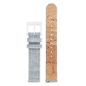 Blue Textile Strap, 16mm