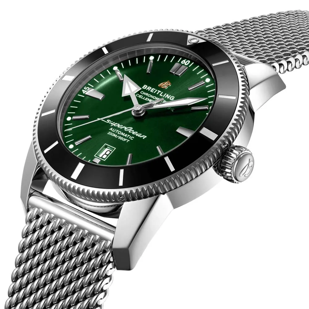 Breitling Superocean Heritage B20 46mm Green Dial Automatic Gents Watch AB2020121L1A1