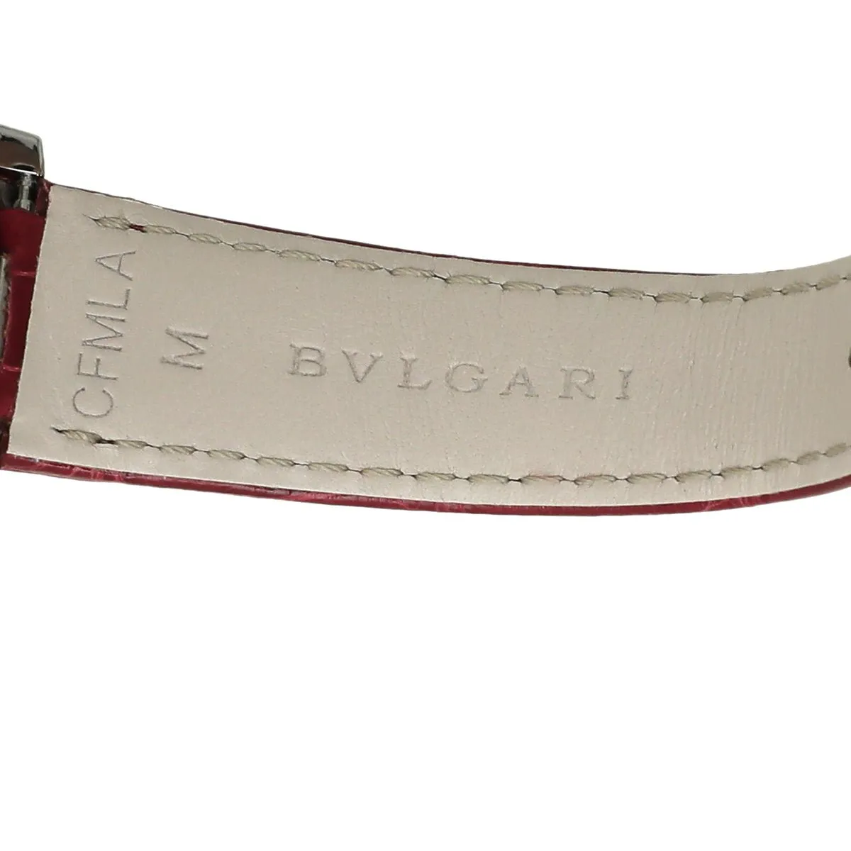 Bvlgari Bvlgari Burgundy Steel Diamond Watch
