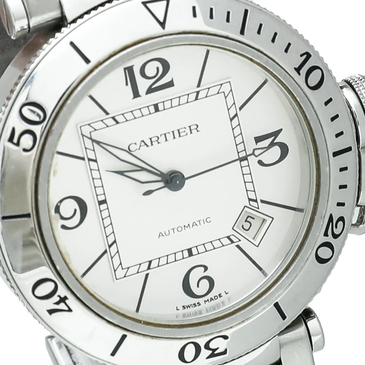 Cartier ST.ST Pasha Seatimer Date 40mm Watch