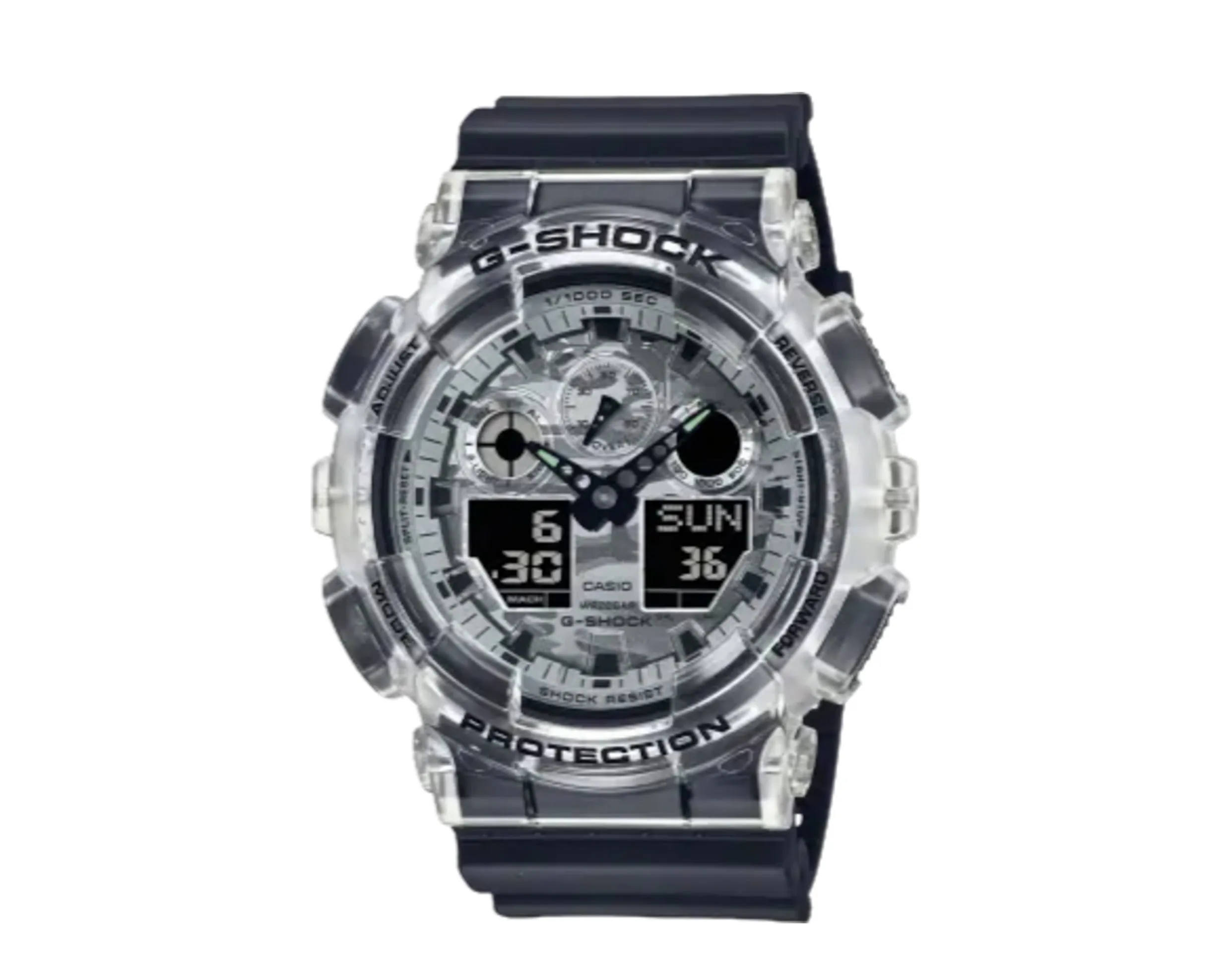 Casio G-Shock GA100SKC Analog Digital Resin Watch