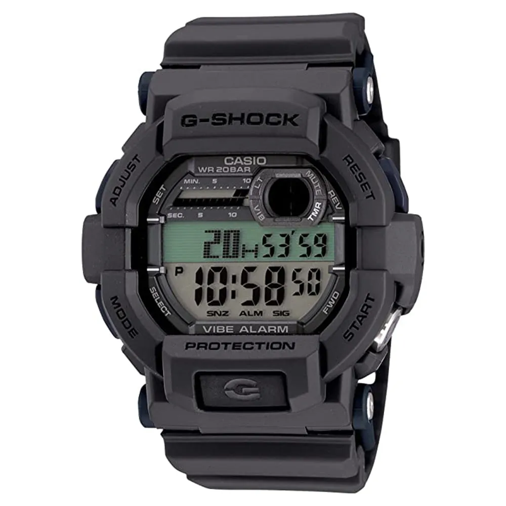 Casio Unisex Gray Dial Resin Band G-Shock Quartz Sport Watch - GD350-8