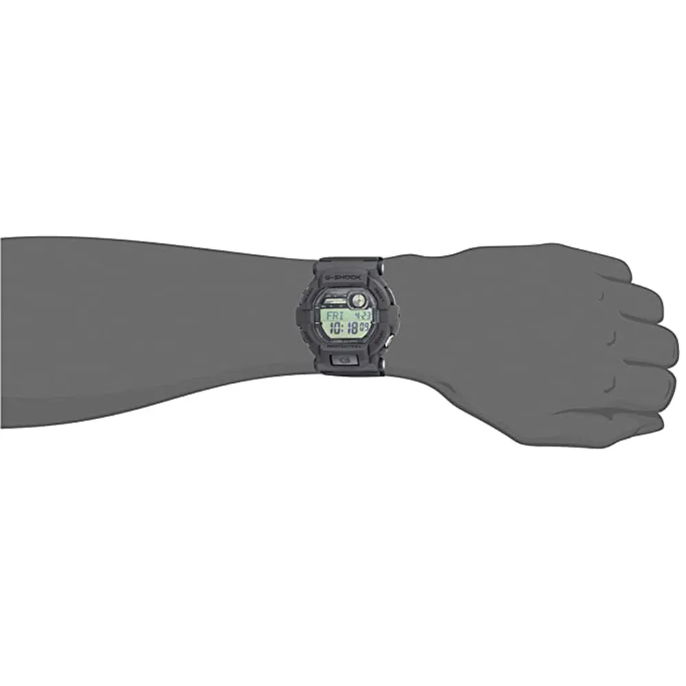 Casio Unisex Gray Dial Resin Band G-Shock Quartz Sport Watch - GD350-8