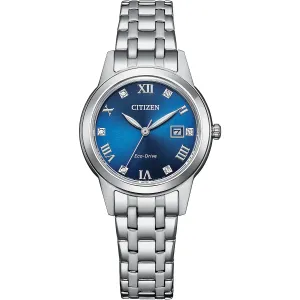 Citizen Eco-Drive Ladies Silhouette Blue Dial Watch