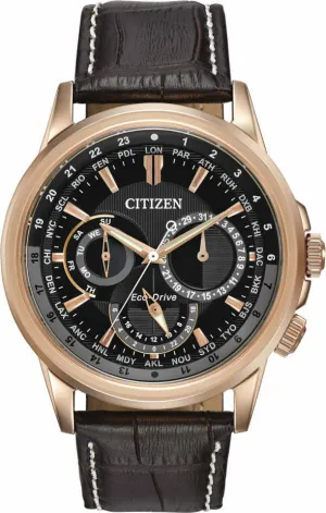 Citizen Eco Drive World Timer Men's Watch BU2023-12E