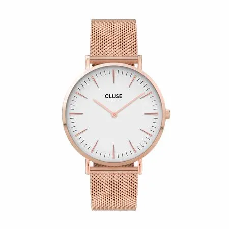CLUSE Boho Chic Mesh Rose Gold Watch CW0101201001