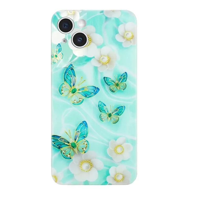 Colorful Painting Pattern TPU Phone Case, For iPhone 15 Plus, For iPhone 15, For iPhone 14 Plus