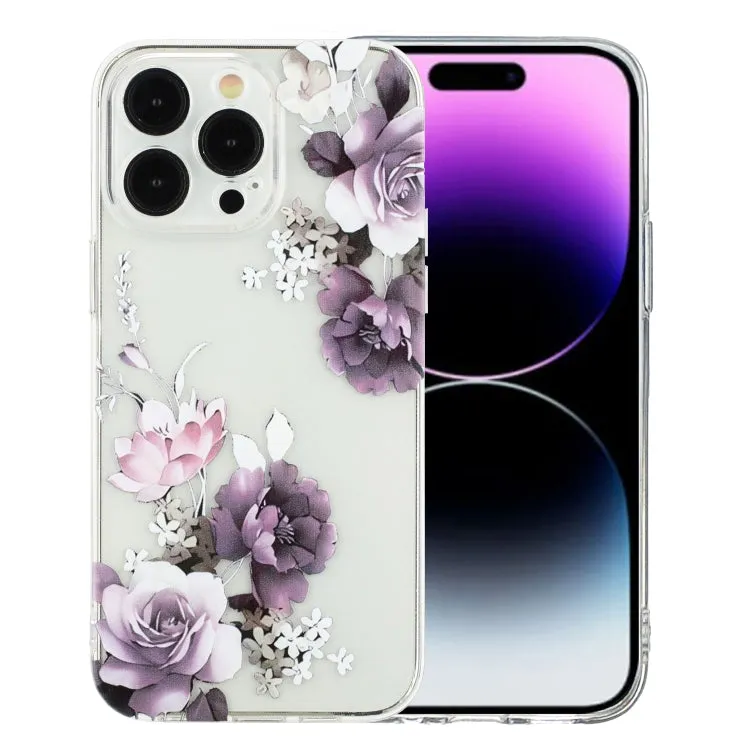 Colorful Painting Pattern TPU Phone Case, For iPhone 16, For iPhone 15 Pro Max, For iPhone 15 Pro