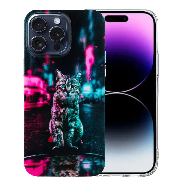Colorful Painting Pattern TPU Phone Case, For iPhone 16 Pro Max, For iPhone 16 Pro, For iPhone 16 Plus