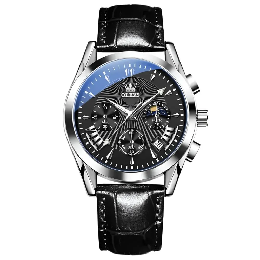 ELEGANCE® 2876 Men Watch Luxury High Quality Quartz Fashion Casual Man Wristwatch