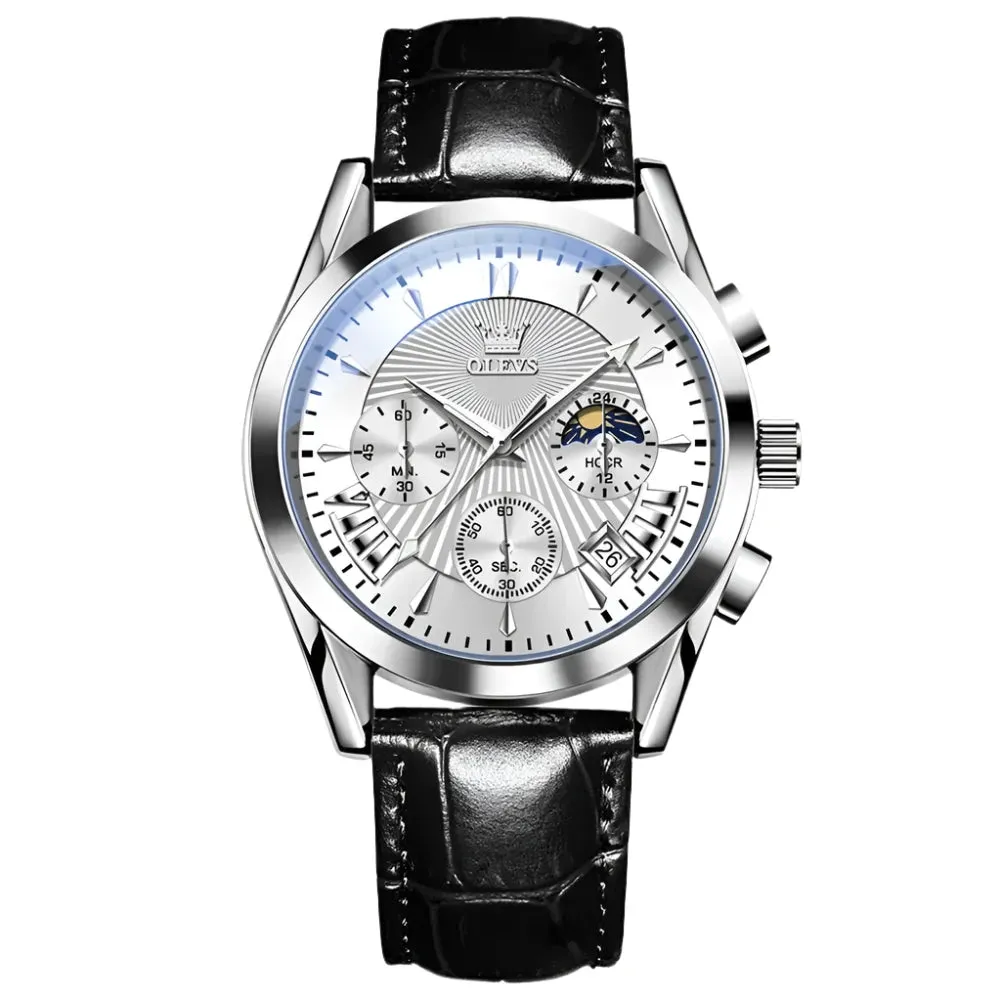 ELEGANCE® 2876 Men Watch Luxury High Quality Quartz Fashion Casual Man Wristwatch