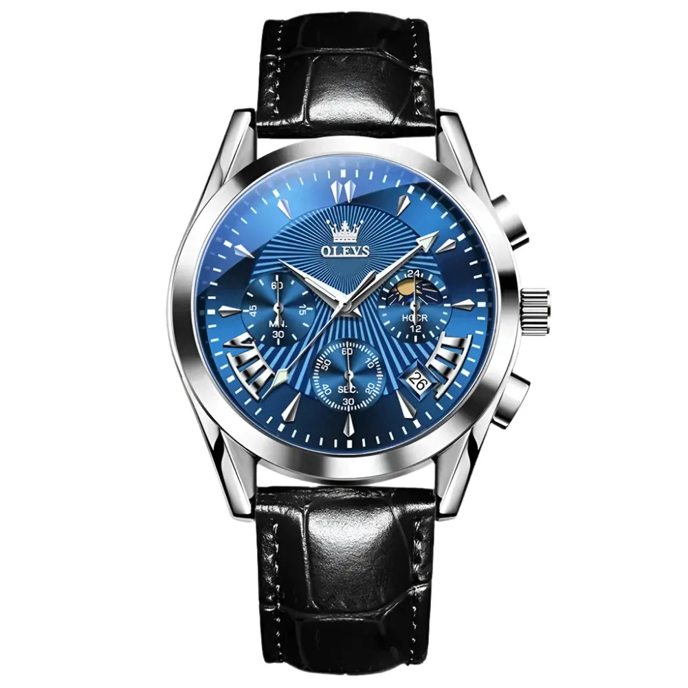 ELEGANCE® 2876 Men Watch Luxury High Quality Quartz Fashion Casual Man Wristwatch