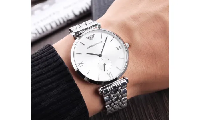 Emporio Armani Men's Analog Stainless Steel Watch
