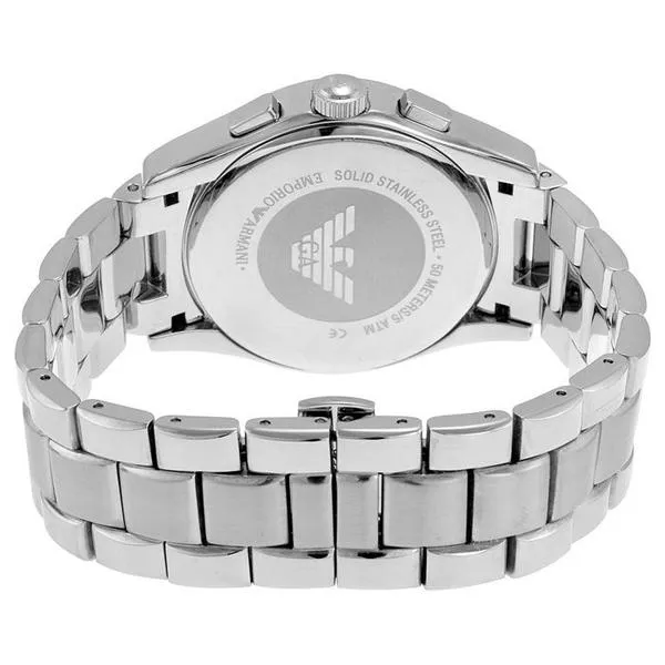 Emporio Armani Men’s Chronograph Quartz Stainless Steel Blue Dial 42mm Watch AR1635
