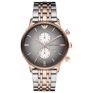 Emporio Armani Men’s Chronograph Quartz Two-tone Stainless Steel 43mm Watch AR1721