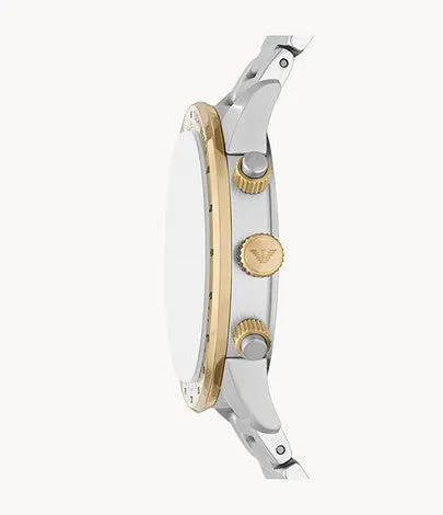 Emporio Armani Men’s Quartz Stainless Steel Green Dial 43mm Watch AR11454