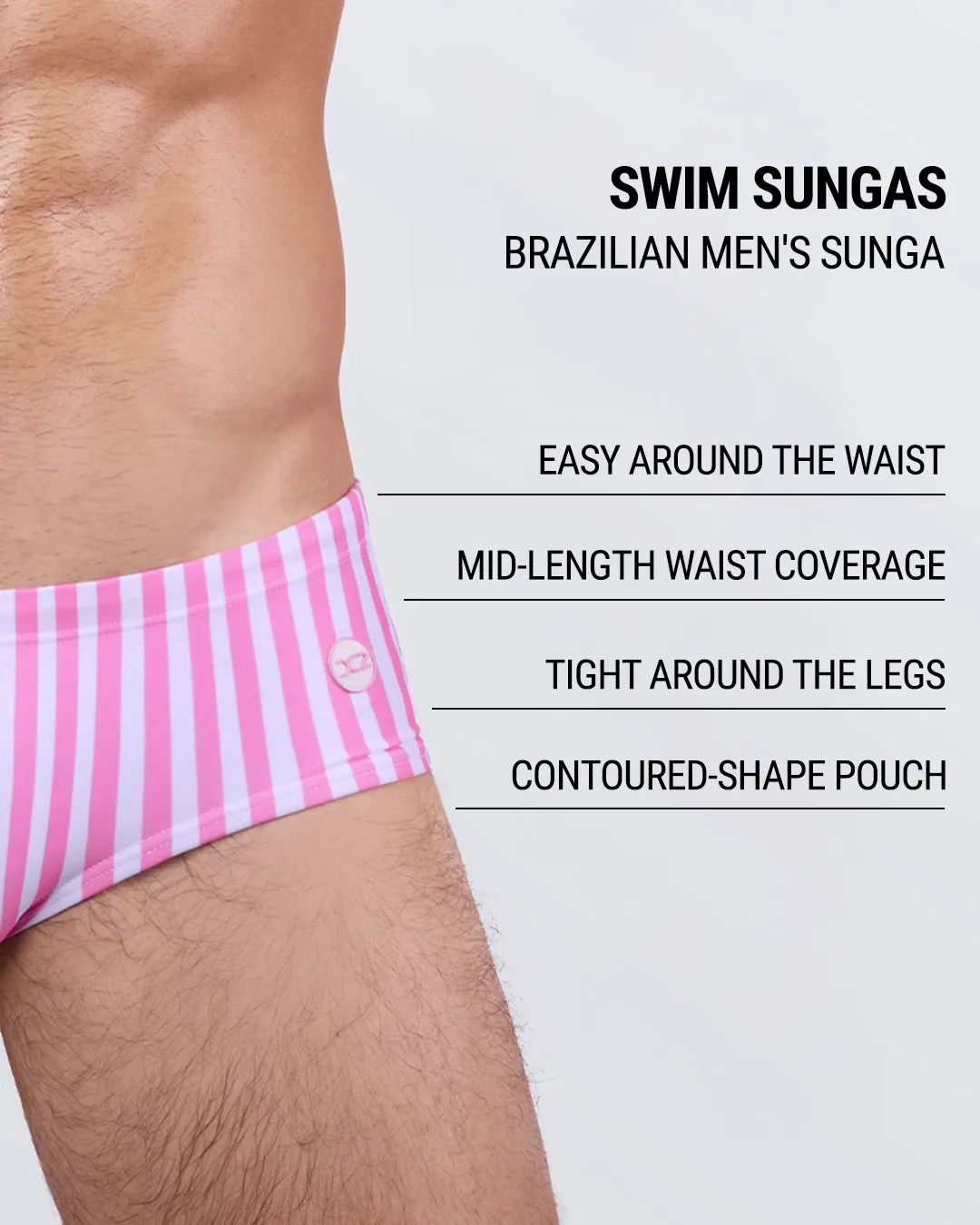 FAST LINES (CHILL PINK) - Swim Sunga