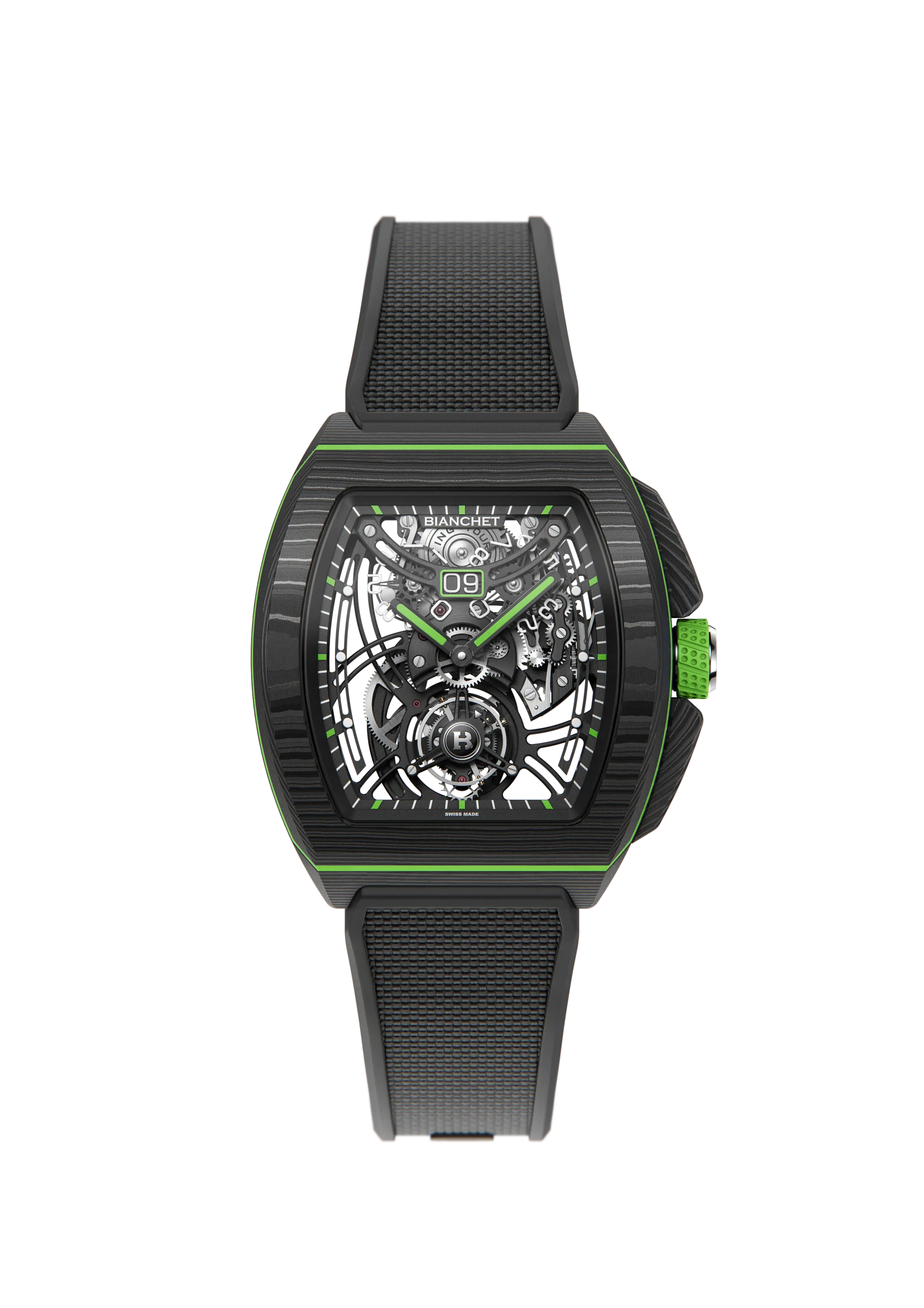 Flying Tourbillon Grande Date B 1.618 Carbon Lime