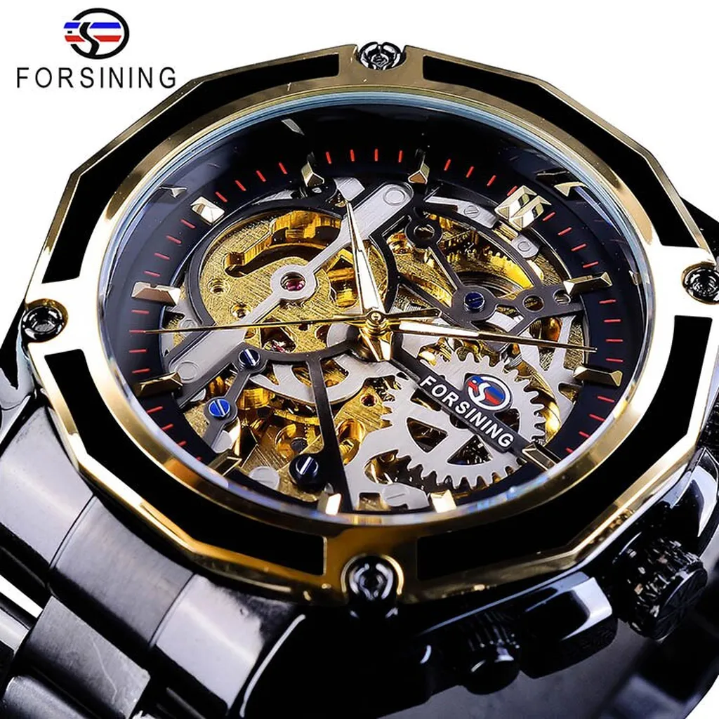 Forsining brand watch skeleton
