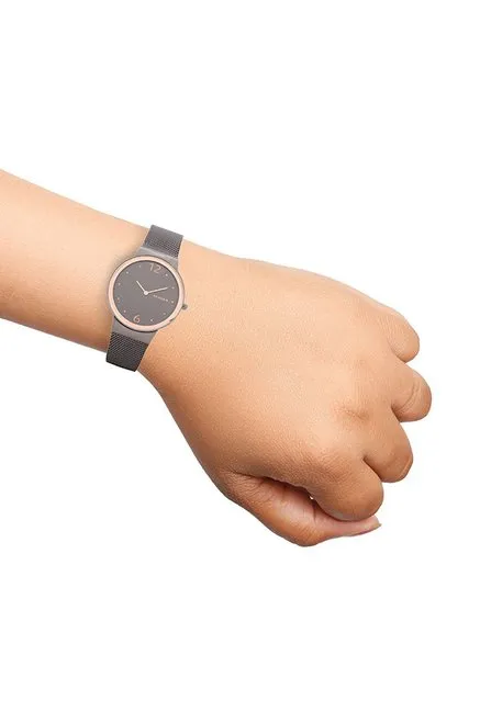 Fossil - Skagen Women's Freja Stainless Steel Mesh Dress Quartz Watch
