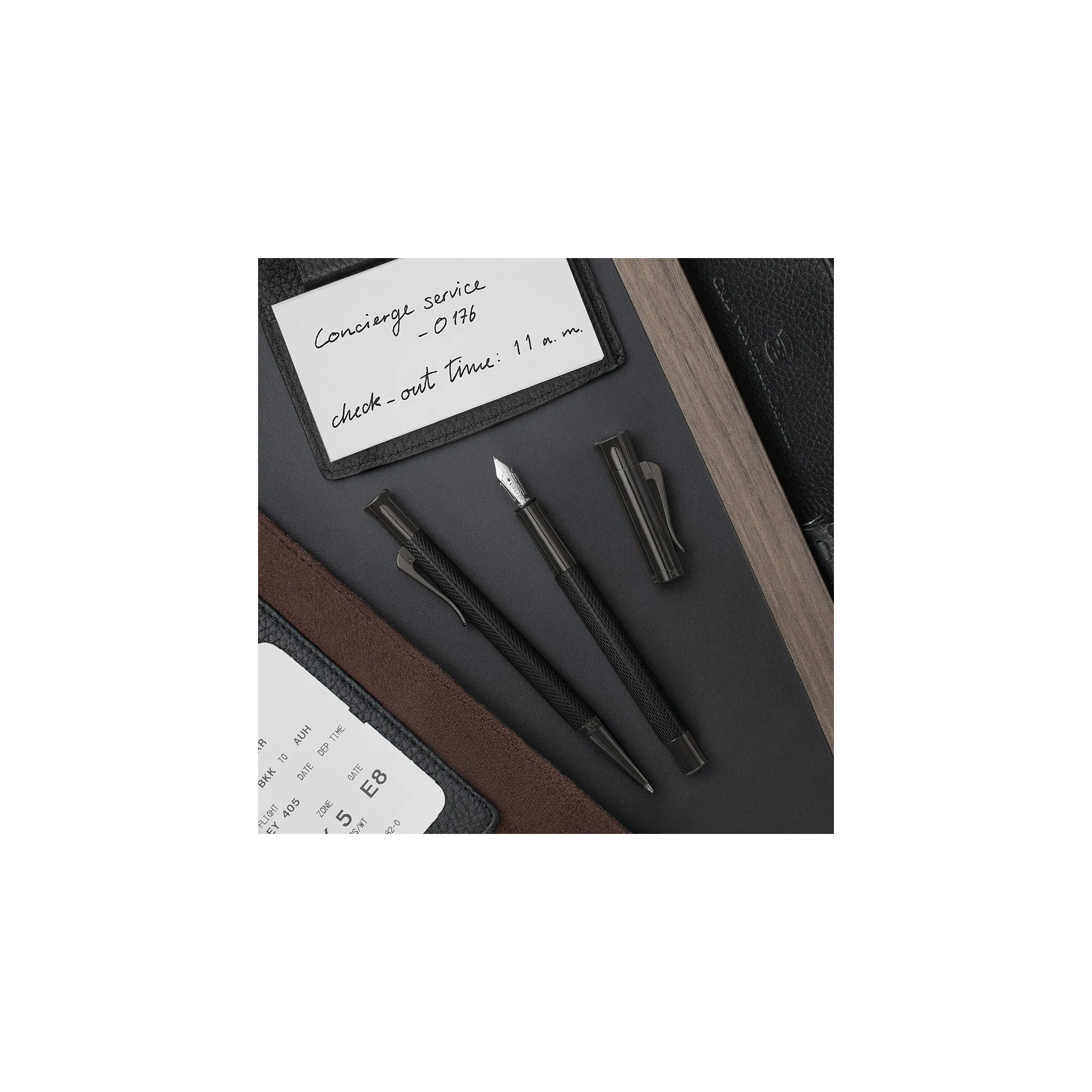 Fountain pen Guilloche Black Edition Medium - #145310