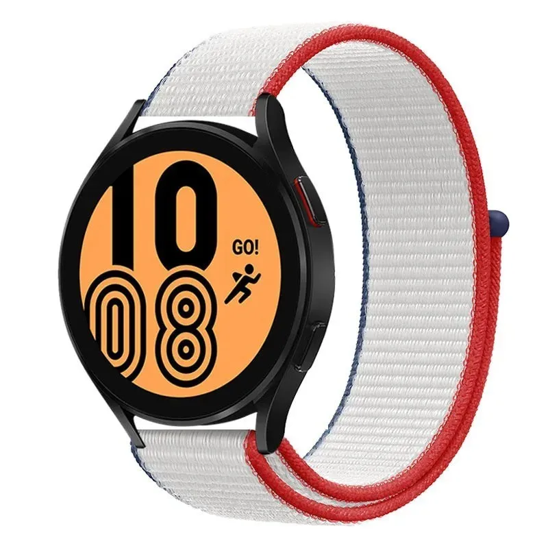 FRANCE Nylon loop Band For Samsung Galaxy Watch 6 5 Pro/4/classic/gear s3 frontier/active Sport Bracelet Huawei watch gt2 3 22mm 20mm Strap